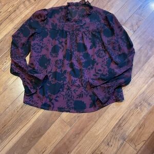 Mexx long sleeve lined blouse size extra large